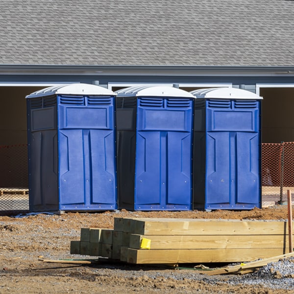 are there any restrictions on where i can place the portable restrooms during my rental period in Spaulding CA